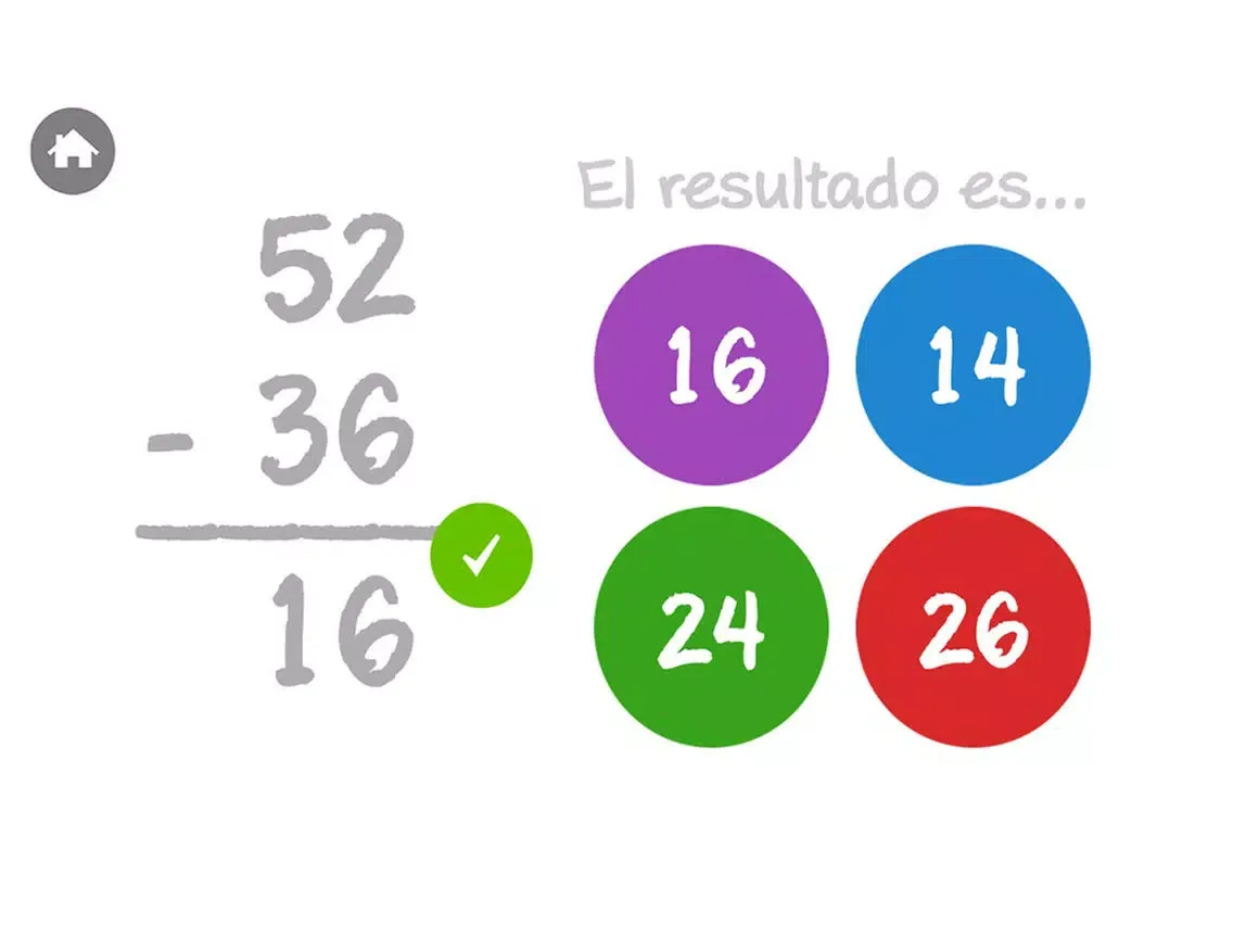 Add & Subtract with Regrouping iPad  Screenshots