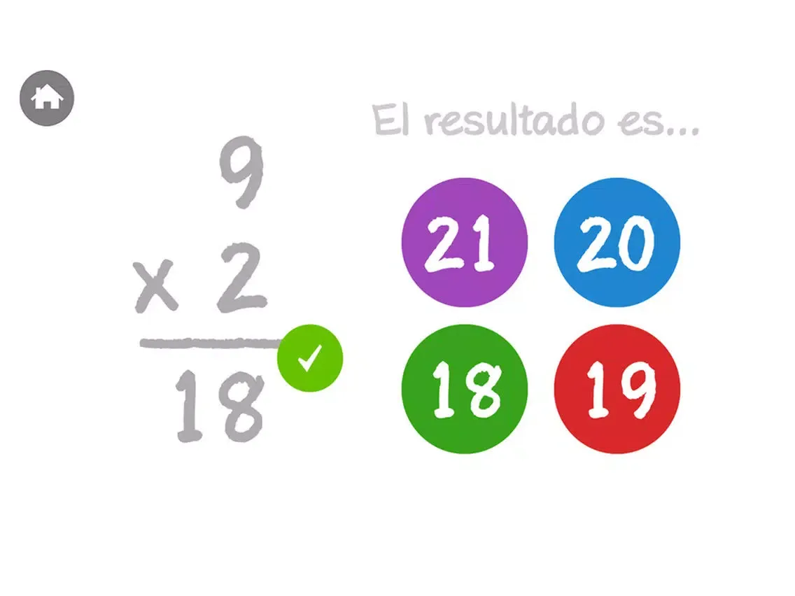 Spanish Multiplication Tables iPad 應用截圖