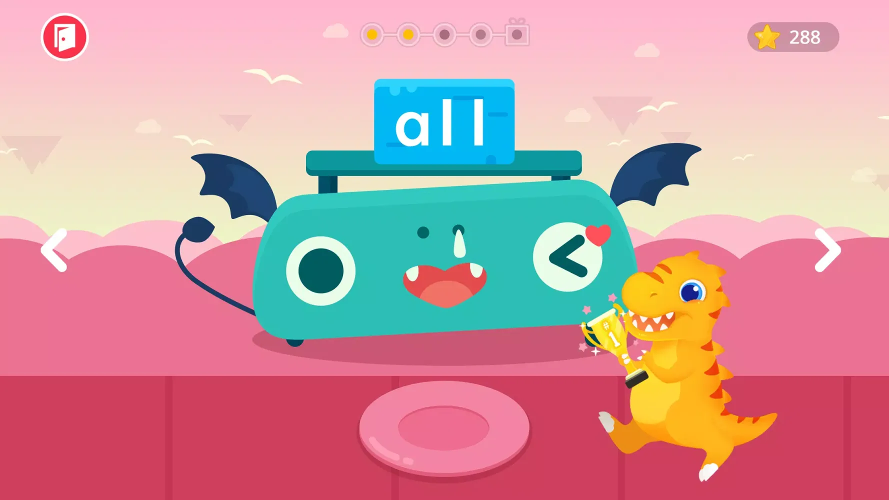 Zrzuty ekranu Dinosaur ABC Learning Games