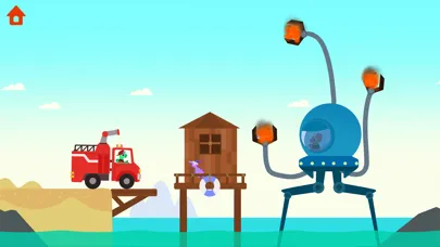 Dinosaur Fire Truck Games kids スクリーンショット