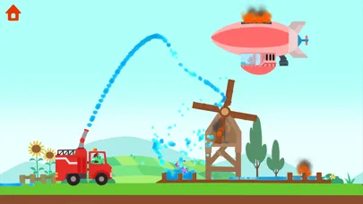Dinosaur Fire Truck Games kids スクリーンショット
