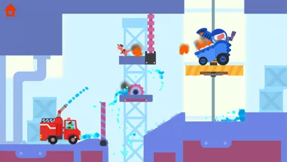 Dinosaur Fire Truck Games kids スクリーンショット