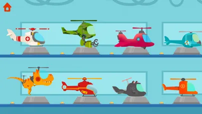 Capturas de tela do Dinosaur Helicopter Kids Games