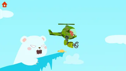 Capturas de tela do Dinosaur Helicopter Kids Games