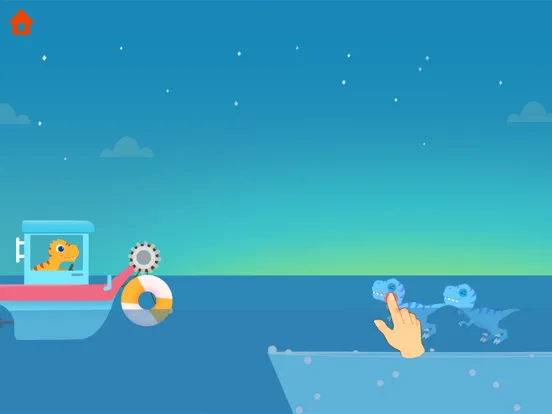 Dinosaur Patrol Boats Games iPad  سکرین شاٹس