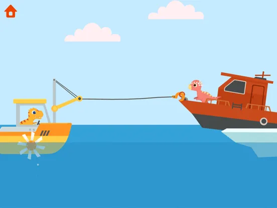 Dinosaur Patrol Boats Games iPad  سکرین شاٹس