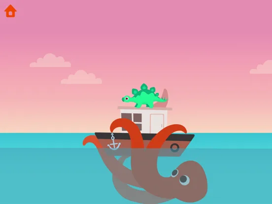 Dinosaur Patrol Boats Games iPad  سکرین شاٹس