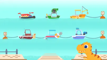 Dinosaur Patrol Boats Games سکرین شاٹس