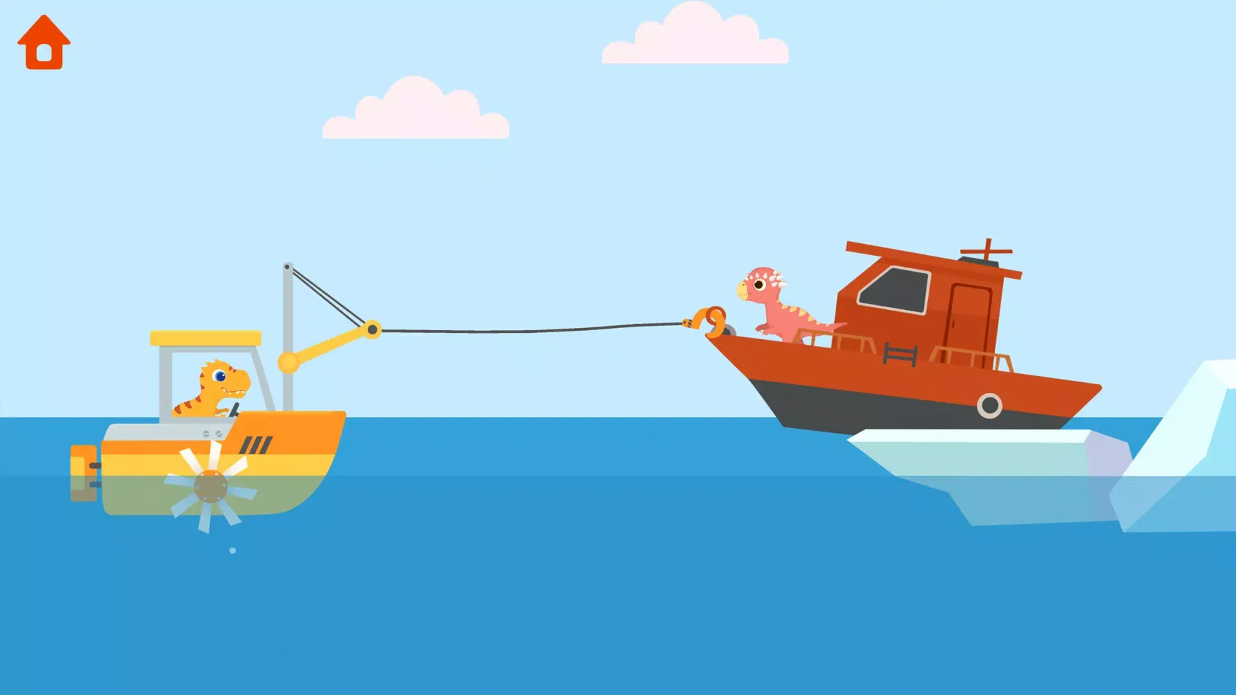 Dinosaur Patrol Boat: for kids应用截图