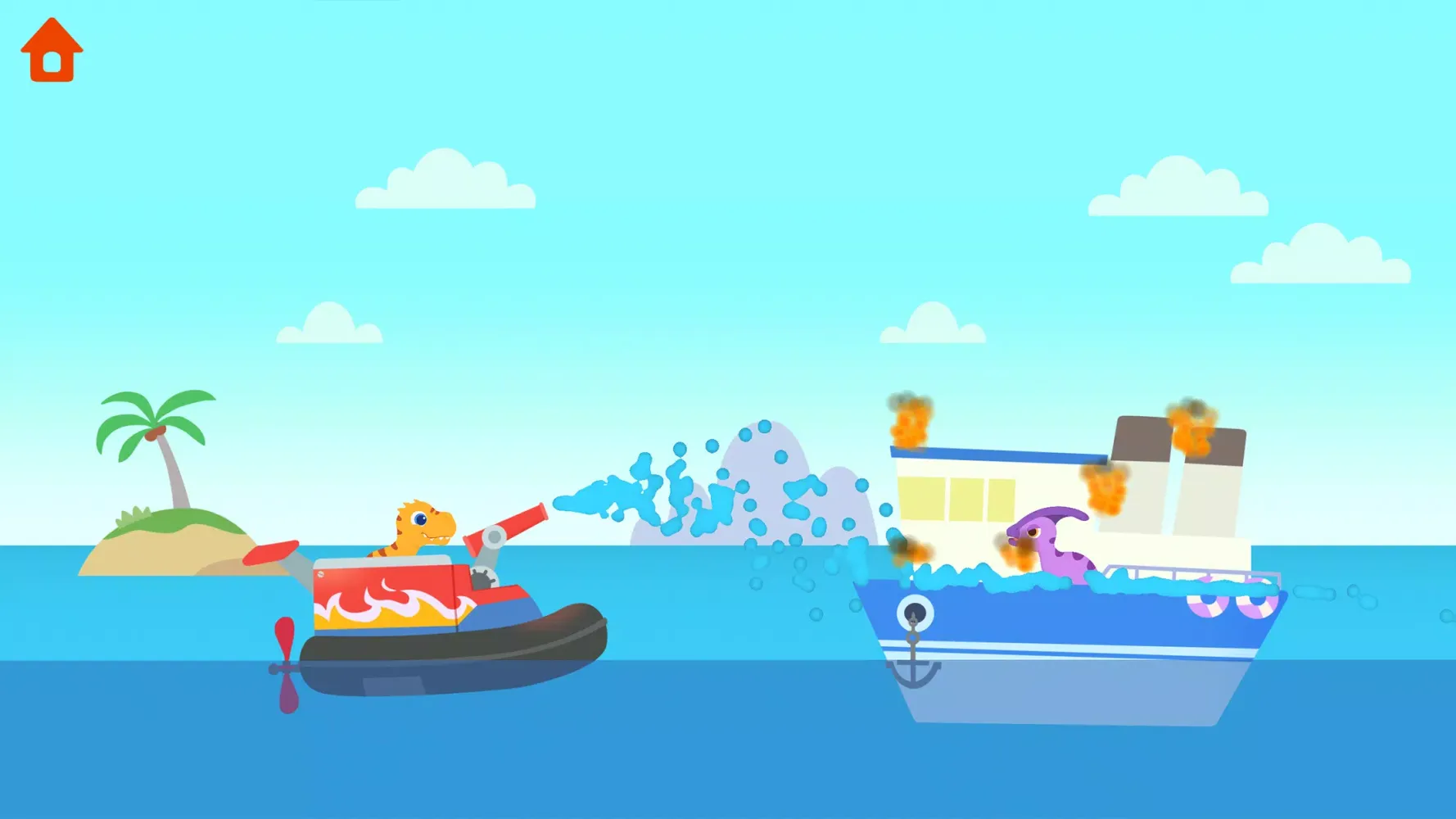 Dinosaur Patrol Boat: for kids应用截图