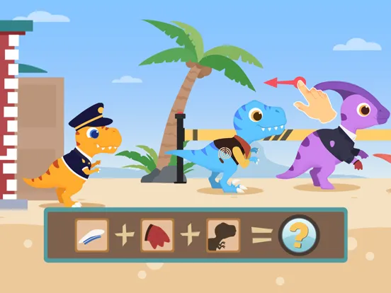 Dinosaur Police Games for kids iPad 應用截圖