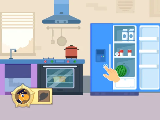 Dinosaur Police Games for kids iPad 應用截圖