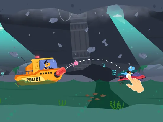Dinosaur Police Games for kids iPad 應用截圖