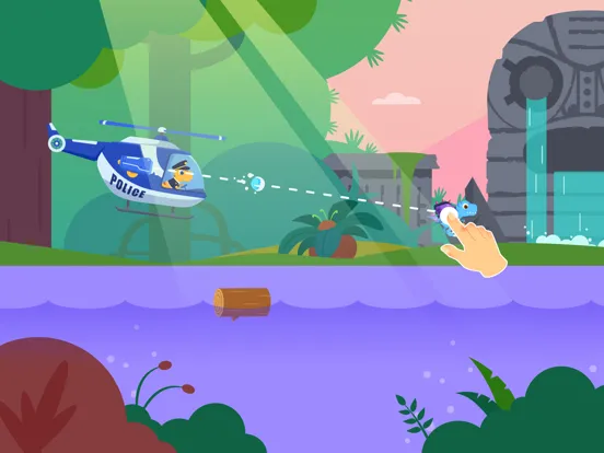 Dinosaur Police Games for kids iPad 應用截圖