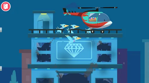 Dinosaur Police Car kids Games应用截图