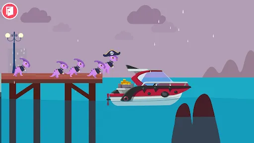 Dinosaur Police Car kids Games应用截图