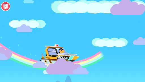 Dinosaur Police Car kids Games应用截图