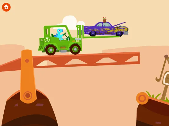 Dinosaur Rescue Truck Games iPad  سکرین شاٹس
