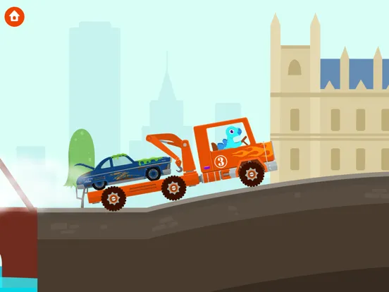Dinosaur Rescue Truck Games iPad  سکرین شاٹس