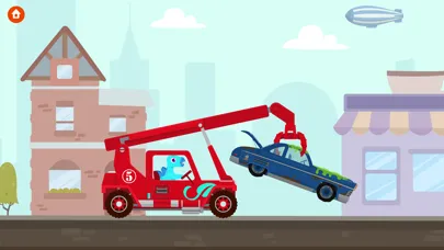 Dinosaur Rescue Truck Games سکرین شاٹس