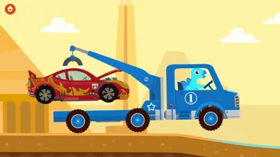 Dinosaur Rescue Truck Games سکرین شاٹس