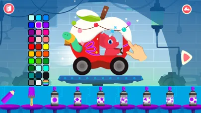 Dinosaur Car games for kids স্ক্রিনশট