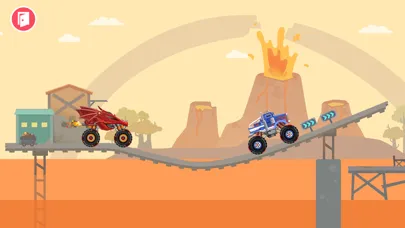 Monster Truck Games for kids سکرین شاٹس