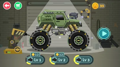 Monster Truck Games for kids سکرین شاٹس