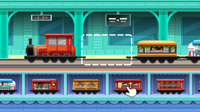 Capturas de tela do Train Builder Games for kids