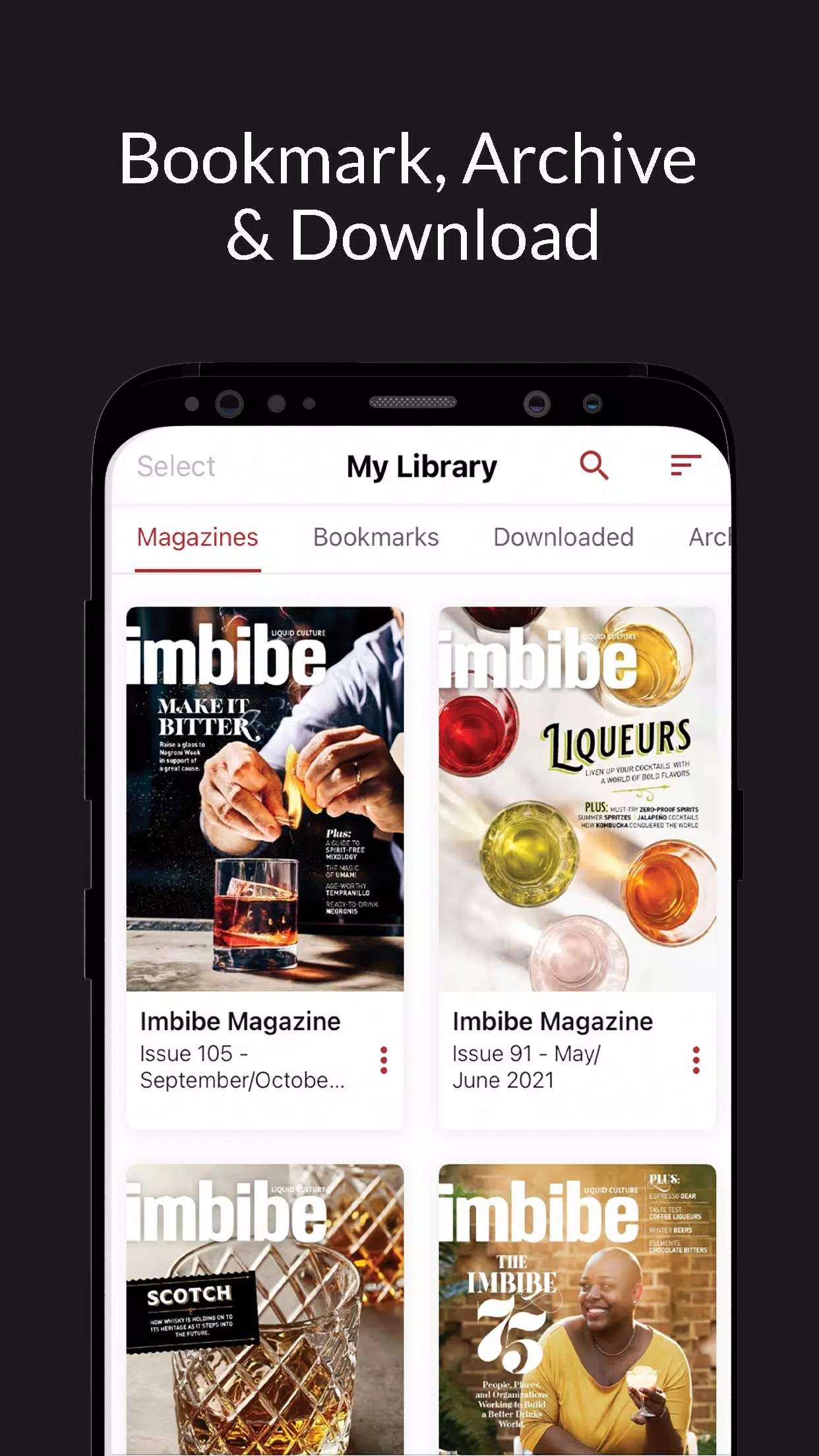 Imbibe Magazine Screenshots