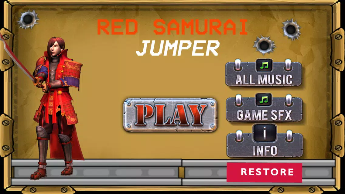 Red Samurai Jump - Jumper Ninja Veggie Adventure Games应用截图