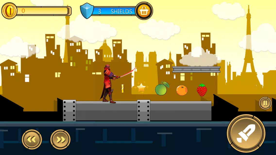 Red Samurai Jump - Jumper Ninja Veggie Adventure Games应用截图