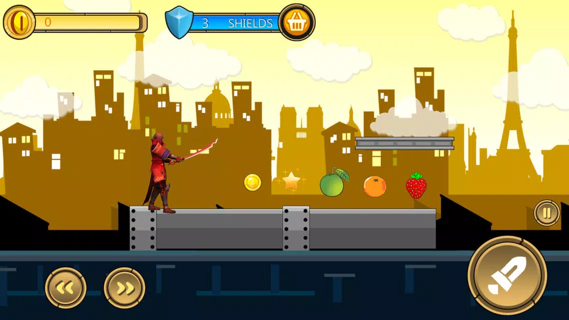 Red Samurai Jump - Jumper Ninja Veggie Adventure Games应用截图