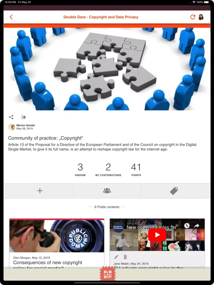 Zrzuty ekranu Double Dare App iPad 