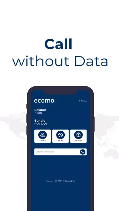 Captures d'écran de Ecomo - Call Globally