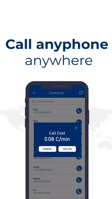 Captures d'écran de Ecomo - Call Globally