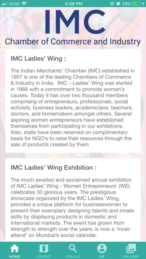Zrzuty ekranu IMC Women's Exhibition 2017