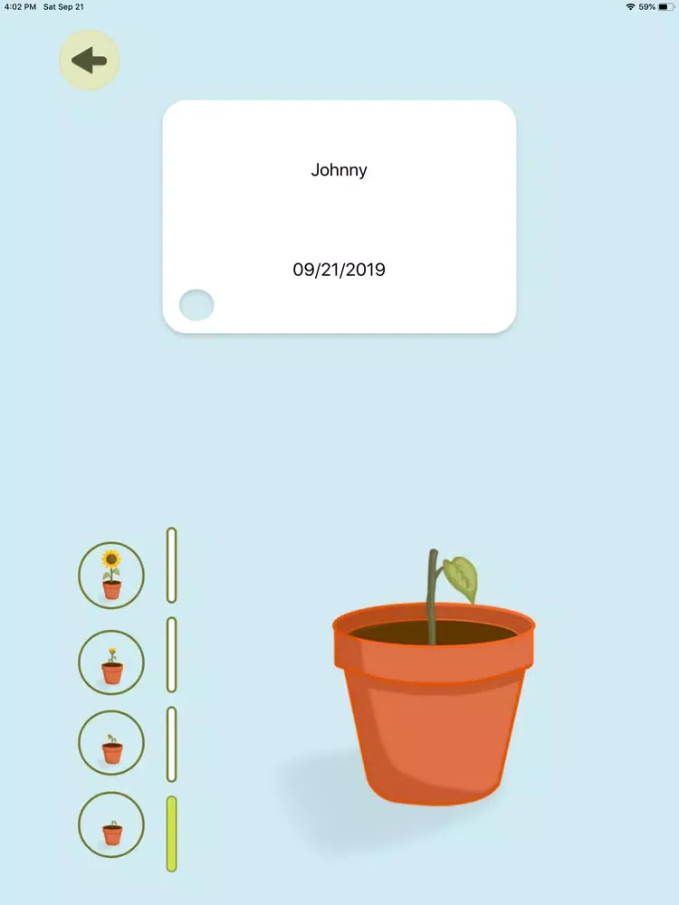 Screenshot di Plantare iPad