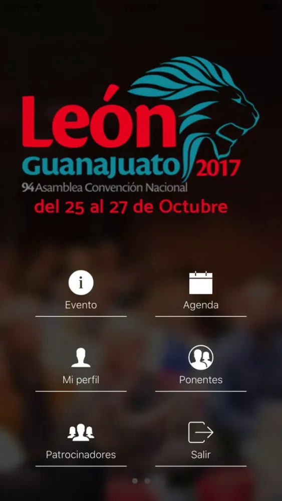 Ảnh chụp màn hình của IMCP - Convención León 2017