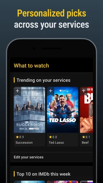Ảnh chụp màn hình của IMDb: Movies & TV Shows