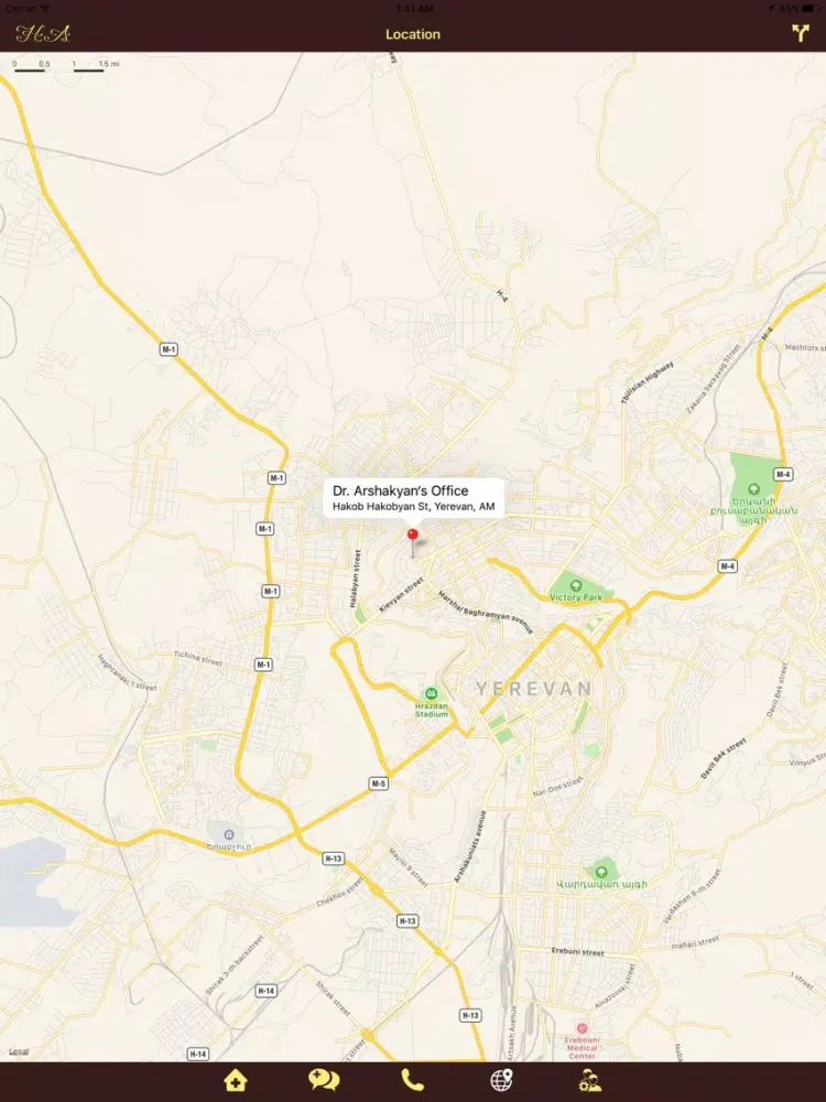 Zrzuty ekranu Dr. Arshakyan iPad 