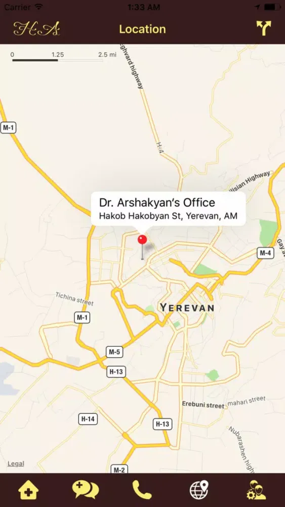 Zrzuty ekranu Dr. Arshakyan