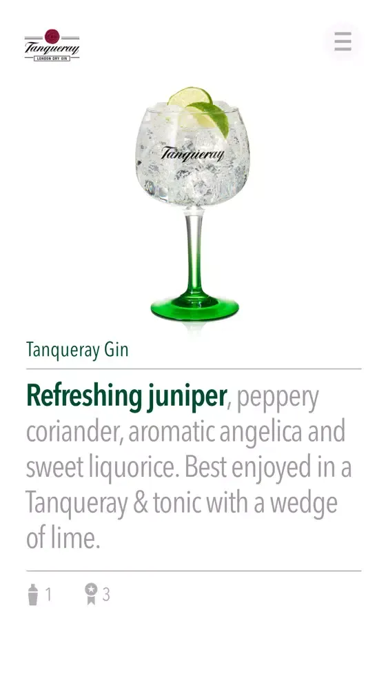 ภาพหน้าจอของ Diageo Trinity