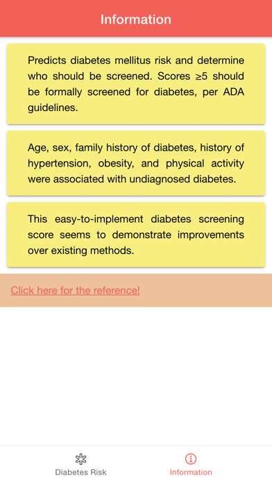 Capturas de pantalla de Diabetes Risk Score Calculator