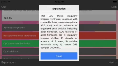 Скриншоты ECG Master - Quiz, Exam, Explanation, Statistic