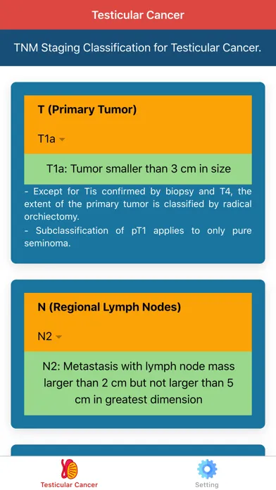 Скриншоты Testicular Cancer Staging