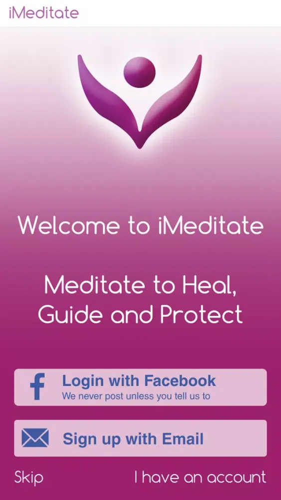Скриншоты iMeditate App