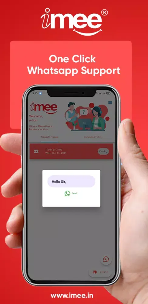 iMee Customer Care Screenshots