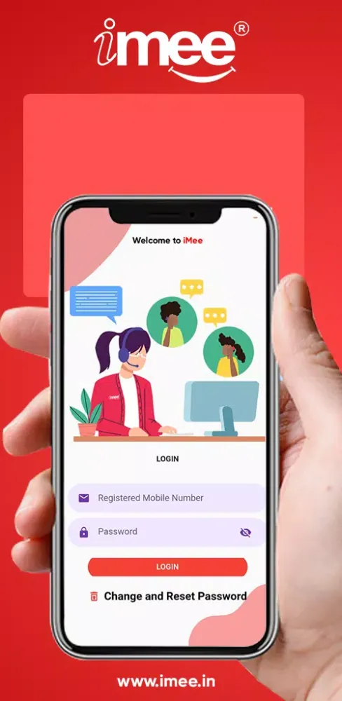 iMee Customer Care Screenshots