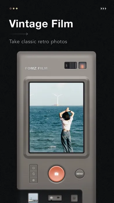 Ảnh chụp màn hình của Fomz - Vintage Analog Camera